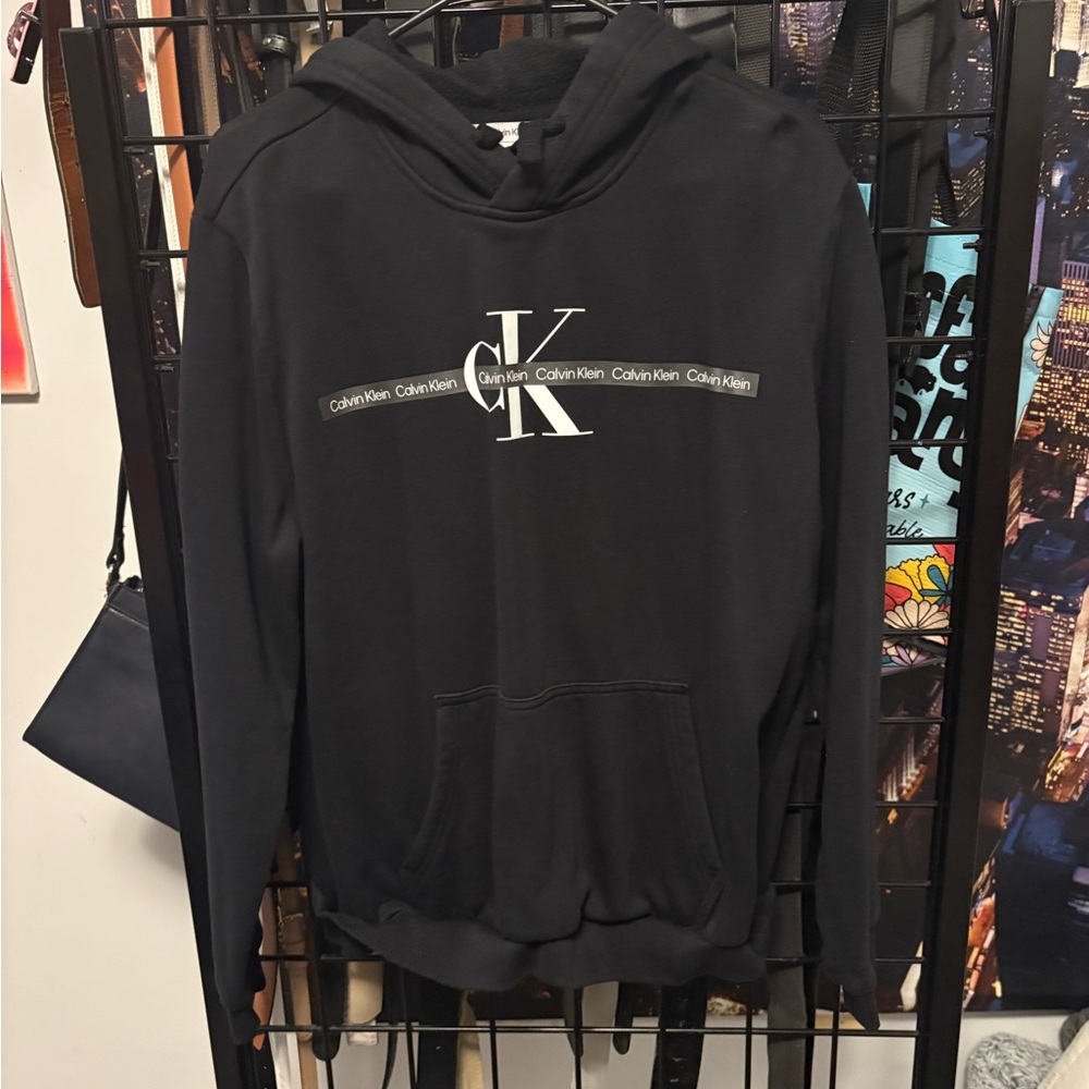 Calvin Klein Charcoal Hoodie Sweater for Men